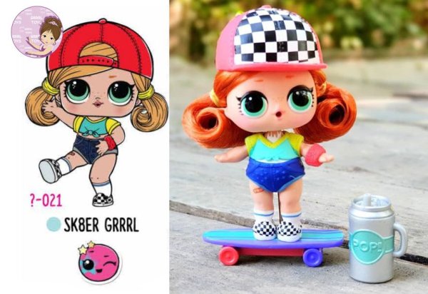 Кукла ЛОЛ sk8er grrrl