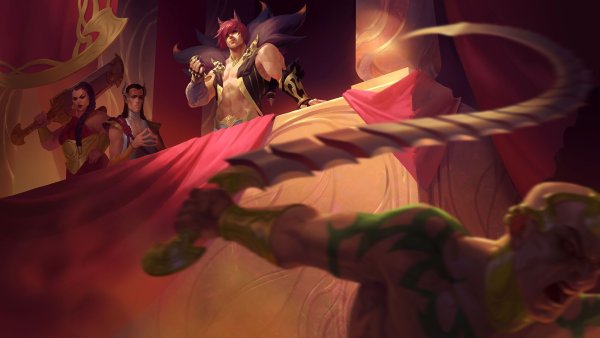 Сэтт League of Legends арт