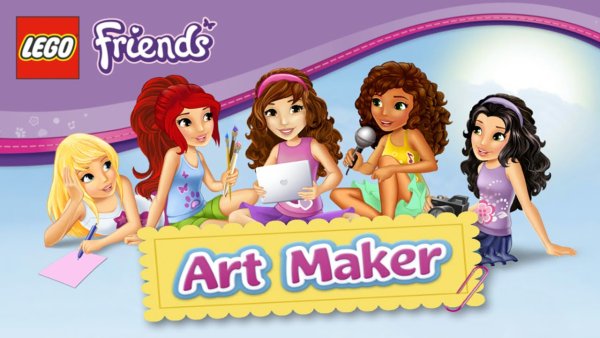 LEGO friends надпись