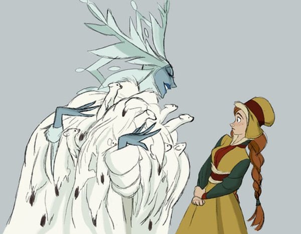 Original Evil Elsa Concept Art