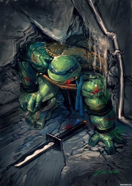 Леонардо черепашка ниндзя TMNT