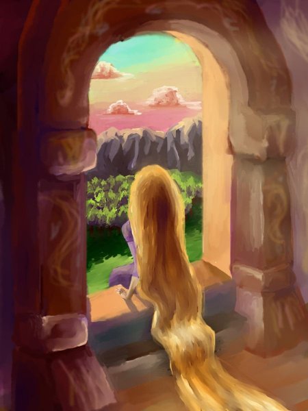Princess башня Рапунцель