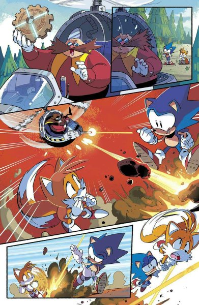 Комикс Sonic Mega Drive