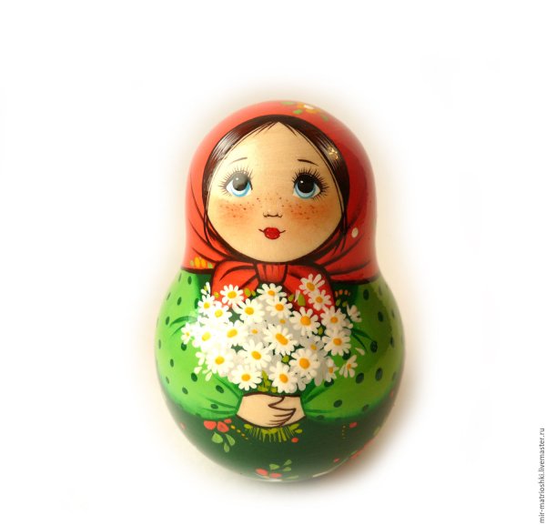 Неваляшка деревянная