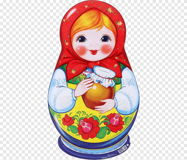 Плакат вырубной "Матрешка"