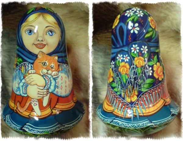 Матрешка разукрасить своими руками