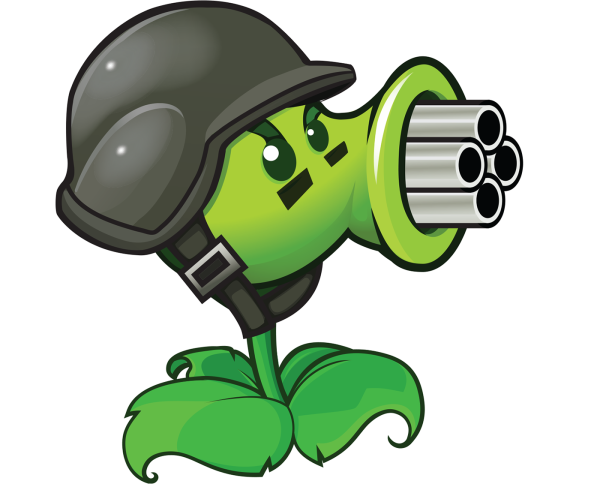 Plants vs Zombies Гароха стрел