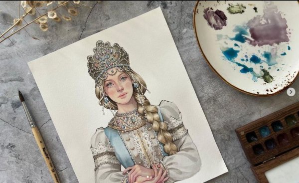 Царевна Несмеяна арт