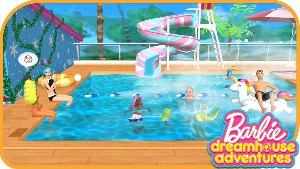Barbie Dreamhouse Adventures бассейн