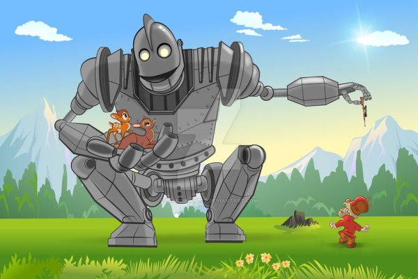 Стальной гигант мультфильм
