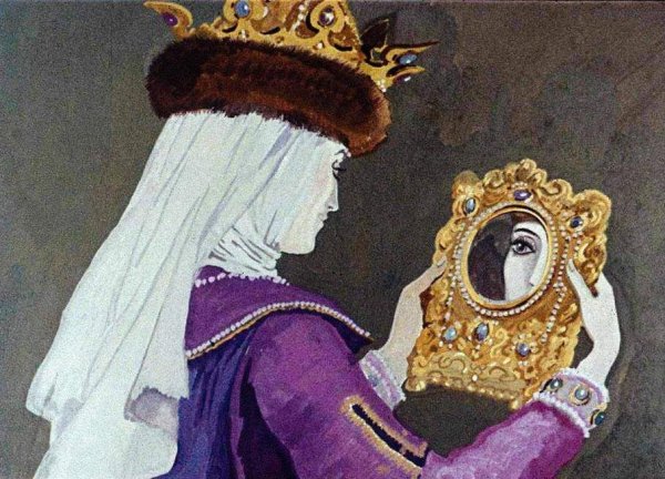 Сказка о мёртвой царевне и семи богатырях зеркольце