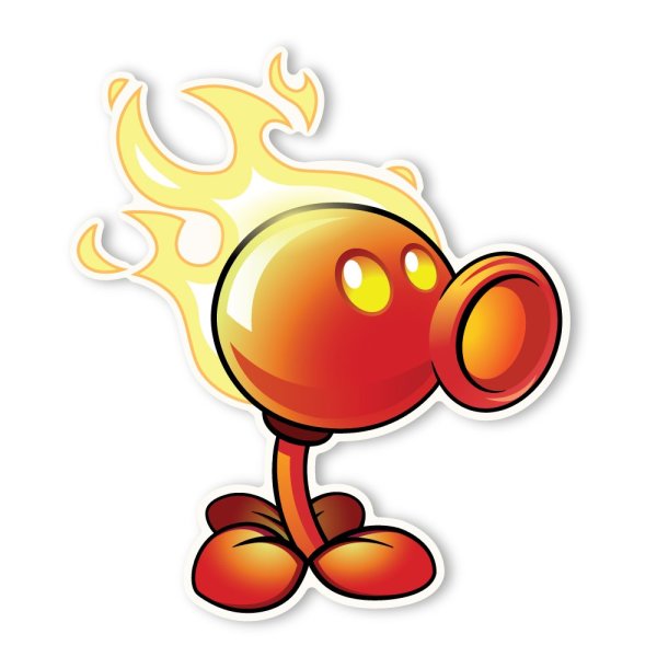 PVZ 2 Огненный Горохострел