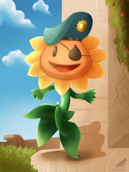 Майор солнышко PVZ