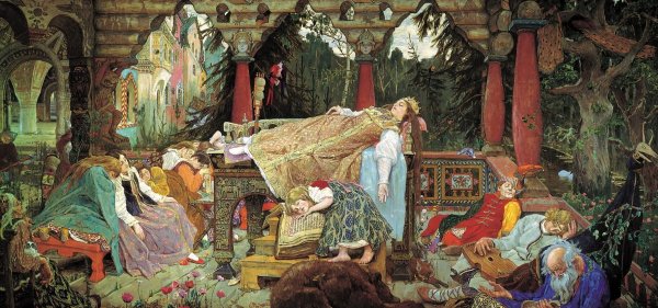 Васнецов спящая Царевна