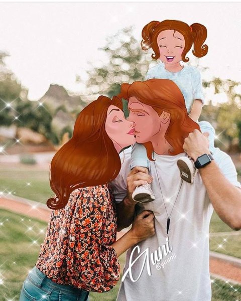 Guunii Disney иллюстрации