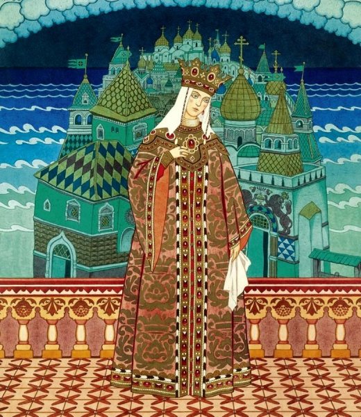 Иван Билибин царица Милитриса