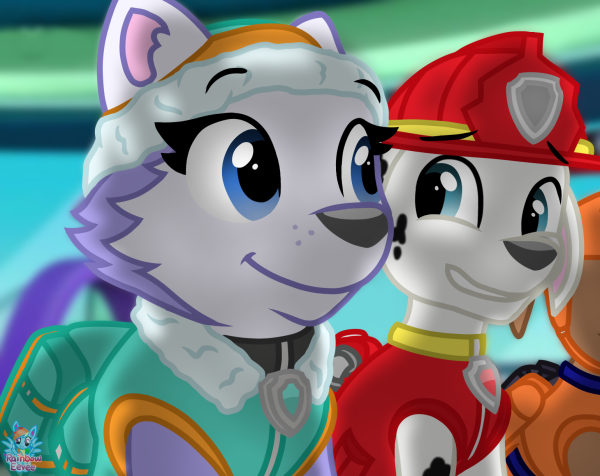 Paw Patrol Marshall and Everest
