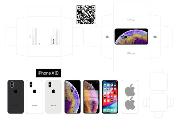 Iphone 11 Pro Max развертка коробка