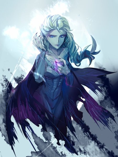 Evil Elsa Art