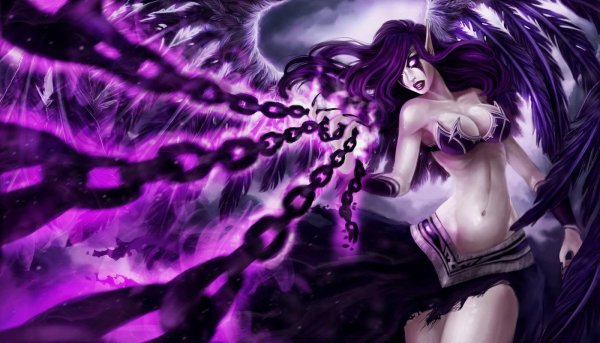 League of Legends Моргана арт