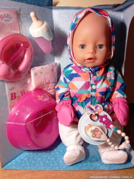 Кукла Zapf Creation Baby born "зимняя"