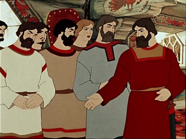 Мультфильм о царевне и семи богатырях 1951