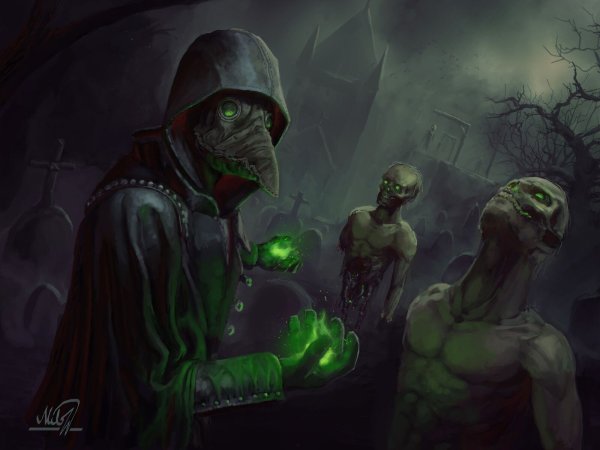 Некромант DND Art