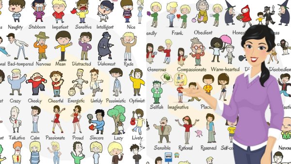 Adjectives описывающие человека