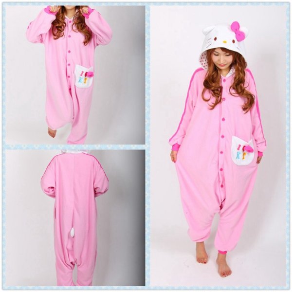 Кигуруми hello Kitty взрослый