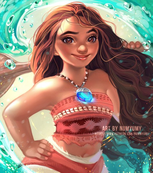Принцессы Disney с Моаной