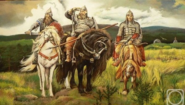 Три богатыря картина Васнецова