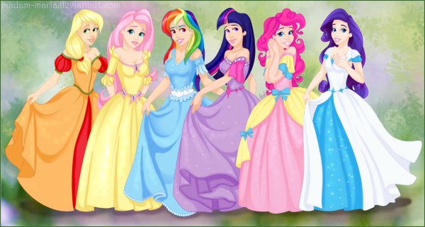 Принцессы Дисней my little Pony