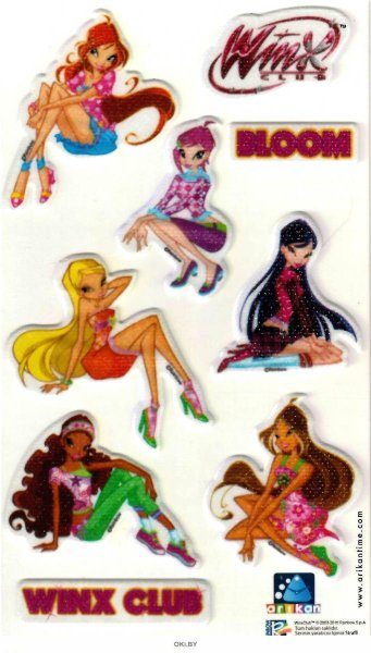 Наклейки Winx (9х16)