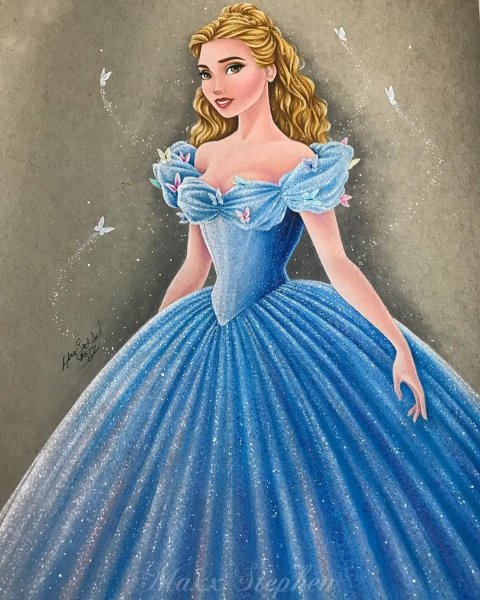 Элла Синдерелла Золушка арт