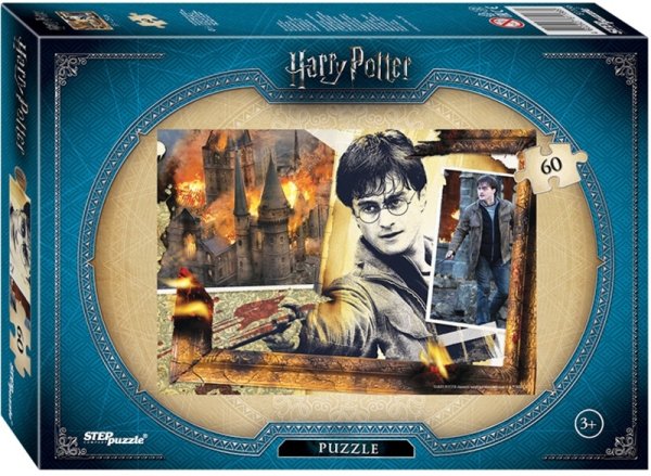 Пазл Step Puzzle Уорнер Браз Гарри Поттер (81166), 60 дет.
