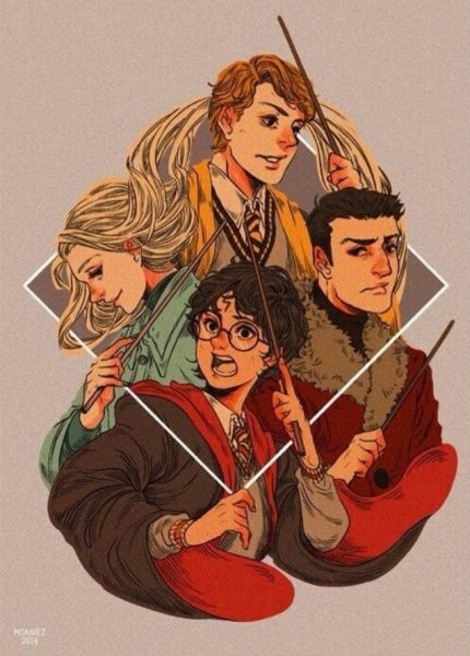 Гарри Поттер Виктор Крам Флер Делакур и Седрик Диггори