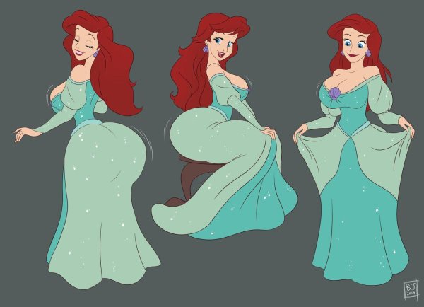 Breast Expansion принцессы Диснея