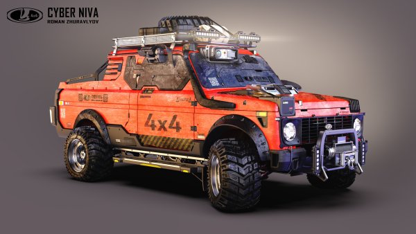 Cyberpunk Lada Niva 4x4/2077