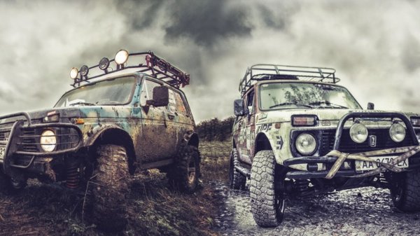 4x4 2121 Нива джиппинг