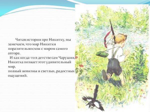 Рассказ Никита охотник Чарушин