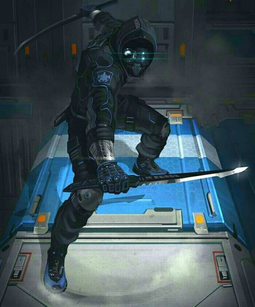 Cyberpunk броня ассасин убийца