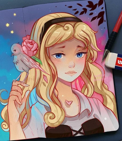 Анна Дисней арт