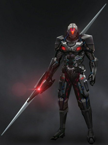 Киборг Самурай Concept Art