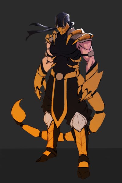 Mortal Kombat Scorpion Concept Art