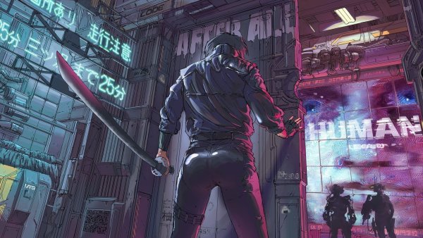 Cyberpunk 2077 катана