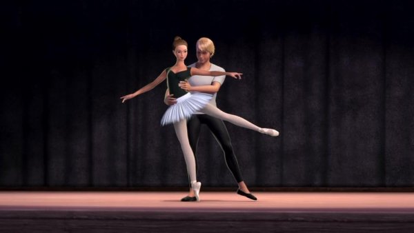 Barbie: балерина в розовых пуантах мультфильм 2013