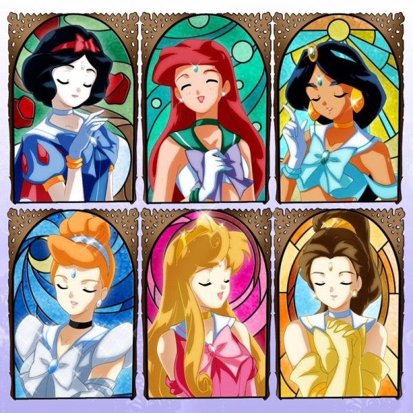 Принцессы Disney в детстве Рапунцель