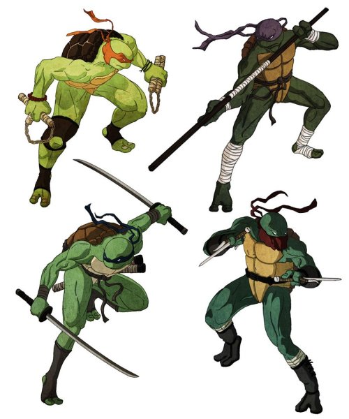 TMNT 2003 персонажи