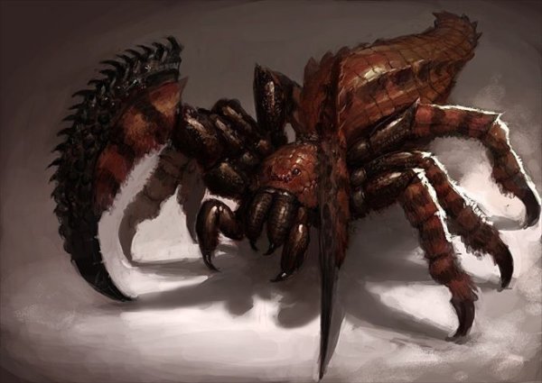 Арахнид Скорпион арт