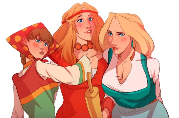 Девчонки из трех богатырей
